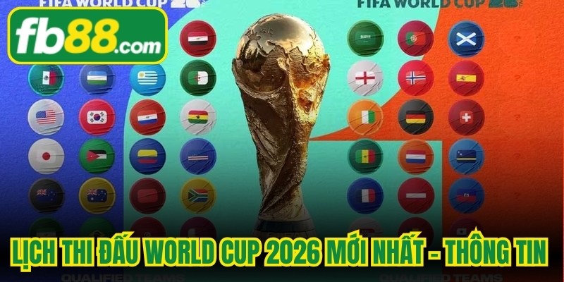 Lịch Thi Đấu World Cup 2026 Mới Nhất - Thông Tin Mới Nhất